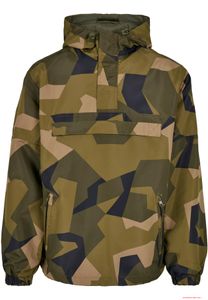 Lightweight Brandit Summer Pull Over Windbreaker Swedish Camo