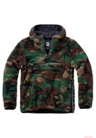 Pull de travail en polaire teddy pour homme Brandit, motif forêt