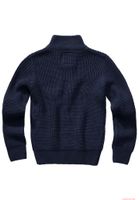Suéter infantil azul marino cálido de la marca Brandit, modelo Troyer.