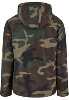 Lightweight Brandit women's windbreaker with front zip, Woodland