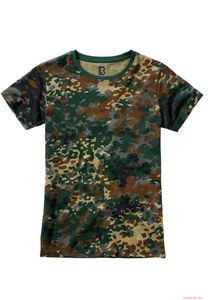Comfortable Brandit women's T-shirt, cotton, camouflage pattern