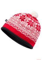 Warm Brandit Snow Cap knitted hat, red