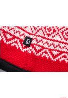 Warm Brandit Snow Cap knitted hat, red