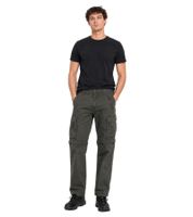 Robuste Brandit Herren 2-in-1 Cargo Hose Zip-Off aus Baumwolle mit Seitentaschen für Freizeit & Outdoor 9749 Dunkeloliv