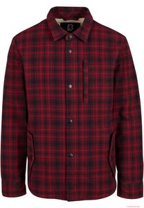 classic Brandit men's Classic Sherpa jacket red black