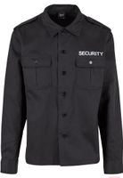funktionales Brandit Security US Langarmhemd Schwarz