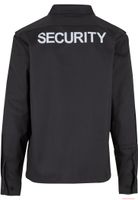 funktionales Brandit Security US Langarmhemd Schwarz