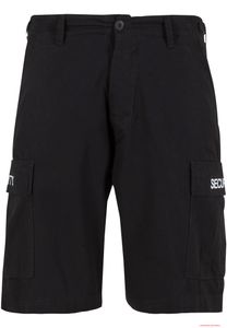 Pantalones cortos cargo Brandit Security BDU Ripstop resistentes, color negro.