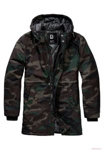 Parka cálida Brandit Grid Camuflaje Bosque