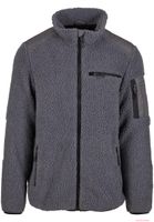 Warm Brandit Men's Ramble Teddy Fleece Jacket Anthracite