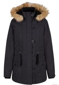 Warm Brandit women's Nila winter parka, black