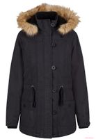 Warm Brandit women's Nila winter parka, black