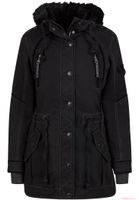 Warm Brandit women's Emma winter parka, black