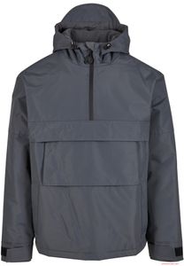 Lightweight Brandit men's windbreaker Arctic Anthracite