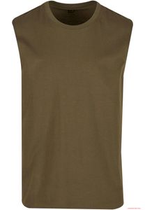 Comfortable Brandit men's muscle shirt, olive green