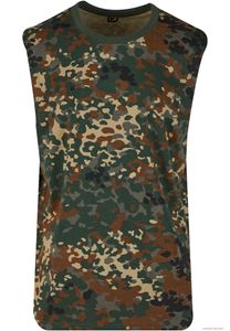 Comfortable Brandit men's muscle shirt, camouflage pattern