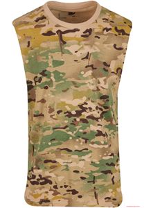 Comfortable Brandit men's muscle shirt Tactical Camo