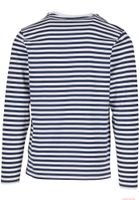 classic Brandit Jersey Shirt Stripe Long Sleeve Navy White