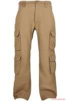 Pantaloni cargo vintage Brandit Pure con 4 tasche sulle gambe, modello B1003-00003, beige
