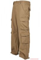 Pantaloni cargo vintage Brandit Pure con 4 tasche sulle gambe, modello B1003-00003, beige