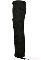 Pantaloni cargo Brandit Pure Vintage con 4 tasche sulle gambe, modello B1003-00007, neri