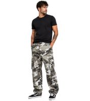 Pantaloni cargo robusti Brandit Pure Vintage – Urban Camo (mimetico grigio/bianco/antracite)
