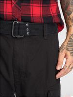 Short cargo vintage pour homme Brandit Savage, bermuda en coton, B2001-00007, noir