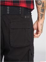 Short cargo vintage pour homme Brandit Savage, bermuda en coton, B2001-00007, noir