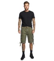 Short cargo vintage pour homme Brandit Savage, bermuda en coton vert olive B2001-00176