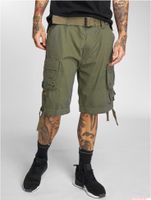 Short cargo vintage pour homme Brandit Savage, bermuda en coton vert olive B2001-00176