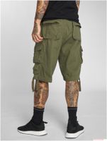 Short cargo vintage pour homme Brandit Savage, bermuda en coton vert olive B2001-00176