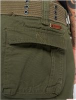 Short cargo vintage pour homme Brandit Savage, bermuda en coton vert olive B2001-00176