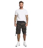 Pantaloncini cargo da uomo Brandit Savage Vintage, bermuda in cotone, B2001-00707, mimetico verde scuro