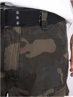 Pantaloncini cargo da uomo Brandit Savage Vintage, bermuda in cotone, B2001-00707, mimetico verde scuro
