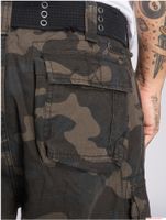 Pantaloncini cargo da uomo Brandit Savage Vintage, bermuda in cotone, B2001-00707, mimetico verde scuro
