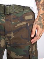 Pantaloncini cargo da uomo Brandit Savage Vintage, bermuda in cotone B2001-00992, mimetico verde