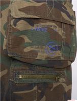 Pantaloncini cargo da uomo Brandit Savage Vintage, bermuda in cotone B2001-00992, mimetico verde