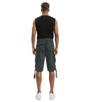 Pantaloncini cargo da uomo Brandit Savage Vintage, bermuda in cotone, B2001-01745, grigio antracite