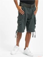 Pantaloncini cargo da uomo Brandit Savage Vintage, bermuda in cotone, B2001-01745, grigio antracite