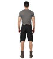 Pantaloncini cargo vintage Brandit resistenti, bermuda estivi in ​​stile militare, in cotone, modello B2002-00007, neri