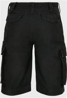 Pantaloncini cargo vintage Brandit resistenti, bermuda estivi in ​​stile militare, in cotone, modello B2002-00007, neri