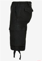 Pantaloncini cargo vintage Brandit resistenti, bermuda estivi in ​​stile militare, in cotone, modello B2002-00007, neri