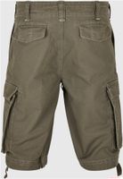 Pantaloncini cargo vintage Brandit resistenti, bermuda estivi in ​​stile militare, in cotone, modello B2002-00176, verde oliva