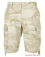 Pantaloncini cargo vintage Brandit, bermuda estivi in ​​stile militare, in cotone, modello B2002-02611, fantasia mimetica beige