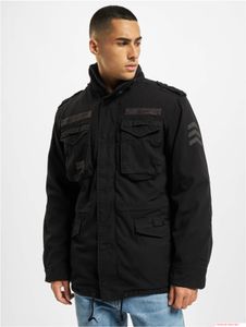 Giacca da campo Brandit M65 Giant da uomo, giacca in cotone stile transizionale con cappuccio, B3101 nera