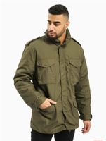 Chaqueta clásica Brandit M65 para hombre, estilo militar estadounidense, con chaqueta interior independiente, color verde oliva urbano (B3108)