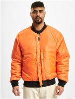 Chaqueta bomber clásica Brandit MA1 para hombre, reversible 2 en 1, B3149, negro/naranja