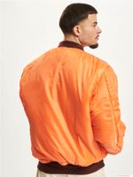 Chaqueta bomber clásica Brandit MA1 para hombre, reversible 2 en 1 (modelo B3149), burdeos/naranja