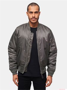 Giacca bomber classica Brandit MA1, reversibile 2 in 1 da uomo, codice B3149, antracite/arancione