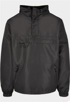 Lightweight Brandit Men's Summer Windbreaker Water-Repellent Hoodie Jacket B3162 Black